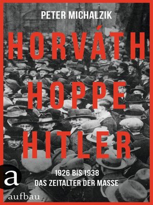cover image of Horváth, Hoppe, Hitler